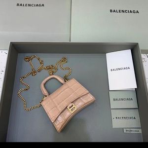 Balenciaga mini hourglass handbag
